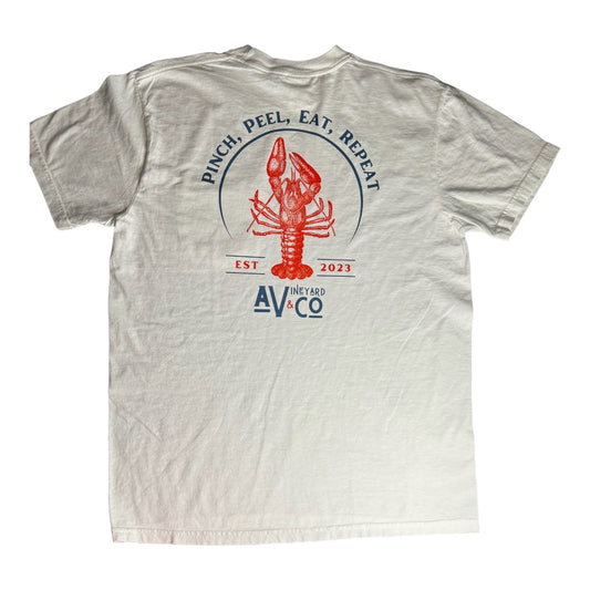 AV&Co. Pinch, Peel, Eat, Repeat Crawfish T-shirt