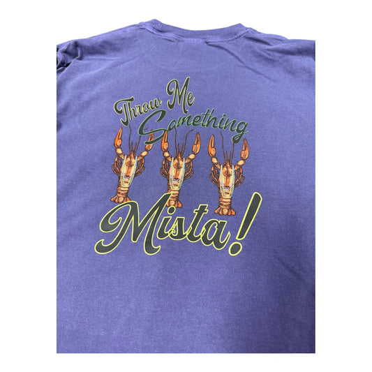 AV&CO Throw Me Something Mista Mardi Gras Crawfish - Long Sleeve Shirt
