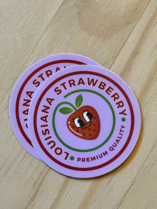 AV&Co Louisiana Strawberries Lil babe Sticker