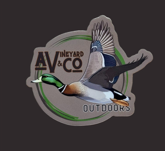 AV&Co Outdoors Sticker - Mallard Drake