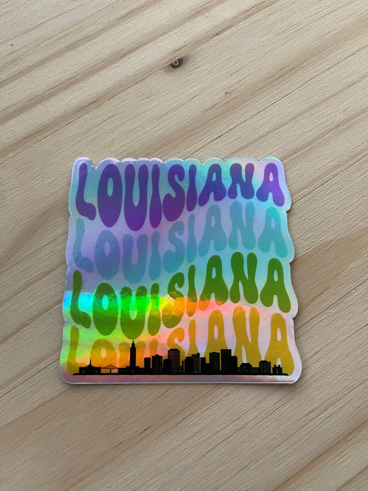 Louisiana Skyline Sticker