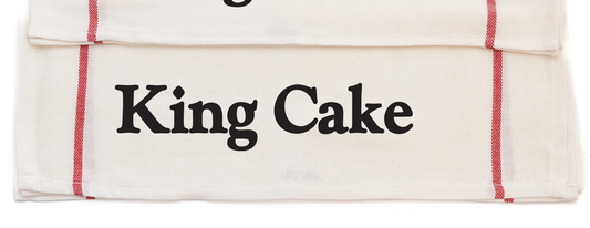 NOLA Sweets Kitchen Towels - King Cake