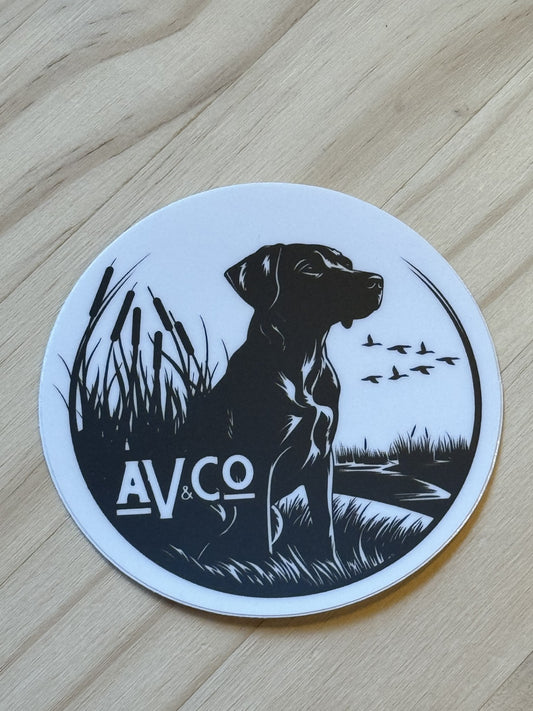 AV&Co Duck Dog Sticker